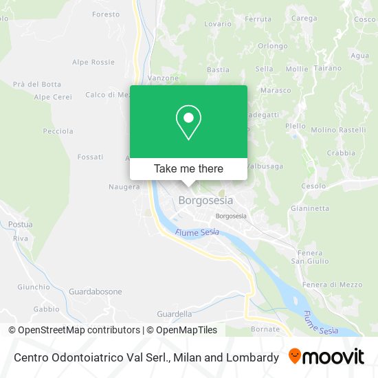 Centro Odontoiatrico Val Serl. map