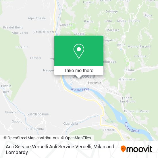 Acli Service Vercelli Acli Service Vercelli map