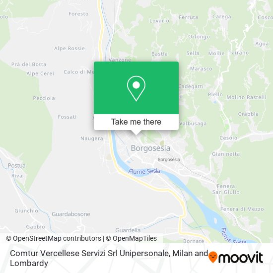 Comtur Vercellese Servizi Srl Unipersonale map