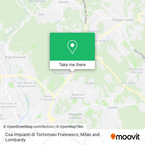Csa Impianti di Tortomasi Francesco map