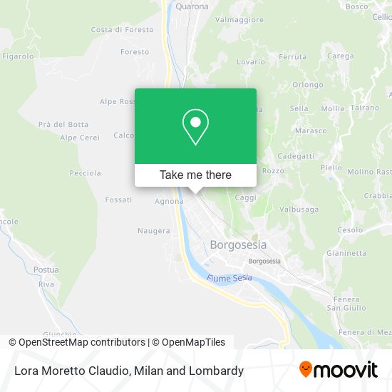 Lora Moretto Claudio map