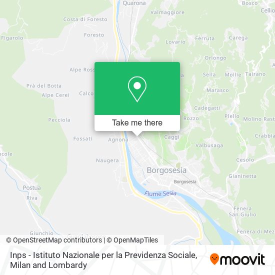 Inps - Istituto Nazionale per la Previdenza Sociale map