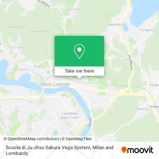 Scuola di Ju-Jitsu Sakura Vega System map