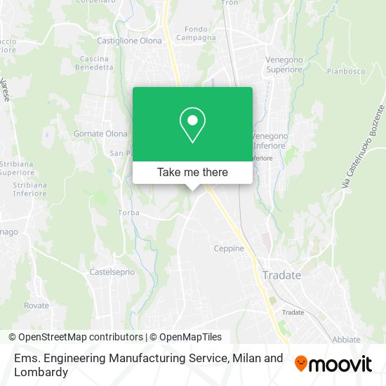 Ems. Engineering Manufacturing Service map