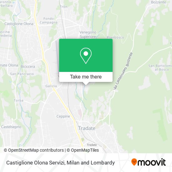 Castiglione Olona Servizi map