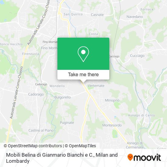 Mobili Belina di Gianmario Bianchi e C. map