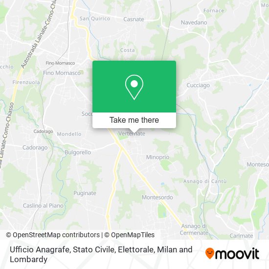 Ufficio Anagrafe, Stato Civile, Elettorale map