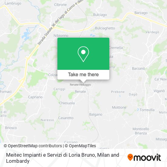 Meitec Impianti e Servizi di Loria Bruno map