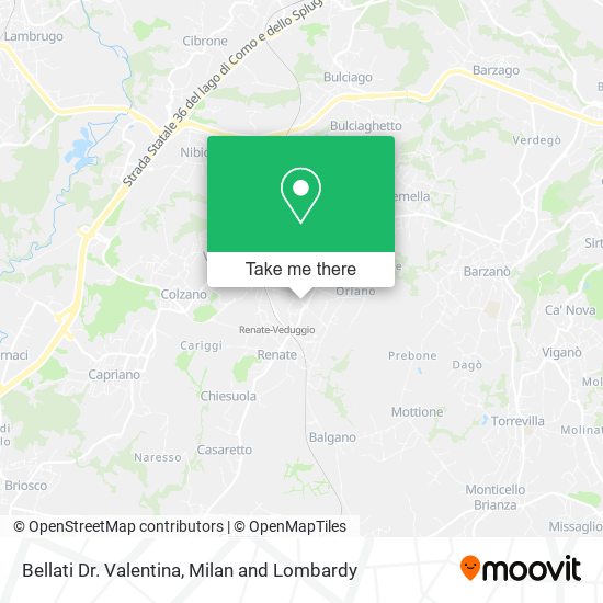 Bellati Dr. Valentina map