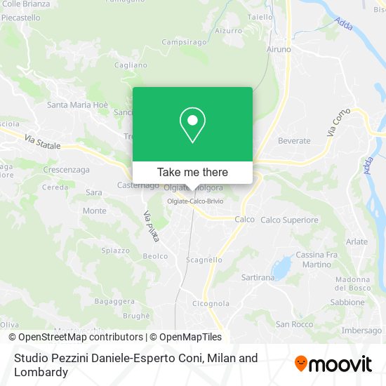 Studio Pezzini Daniele-Esperto Coni map