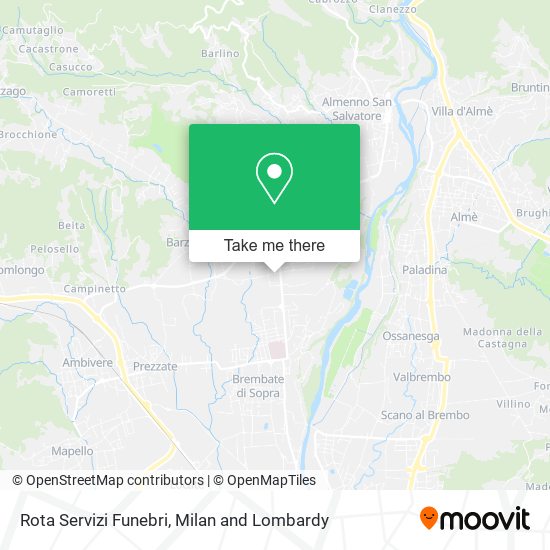 Rota Servizi Funebri map