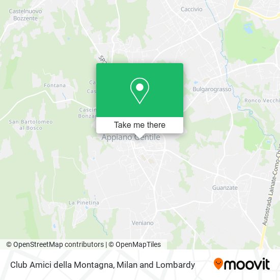 Club Amici della Montagna map