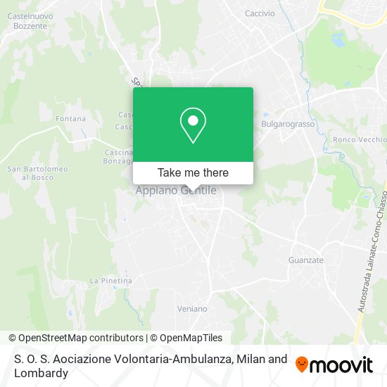 S. O. S. Aociazione Volontaria-Ambulanza map