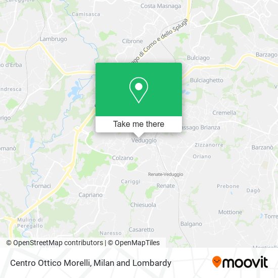 Centro Ottico Morelli map