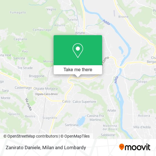 Zanirato Daniele map