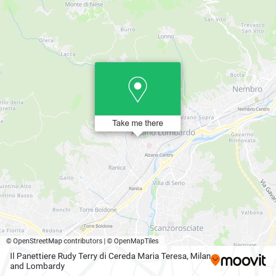 Il Panettiere Rudy Terry di Cereda Maria Teresa map
