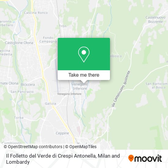 Il Folletto del Verde di Crespi Antonella map