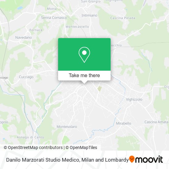 Danilo Marzorati Studio Medico map