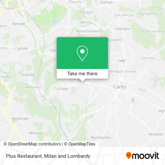 Plus Restaurant map