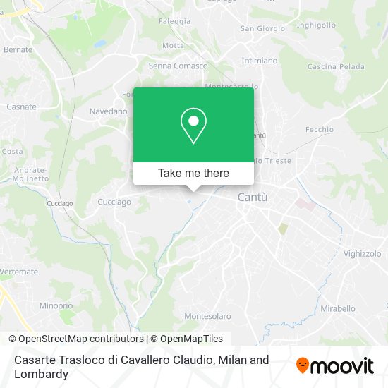 Casarte Trasloco di Cavallero Claudio map