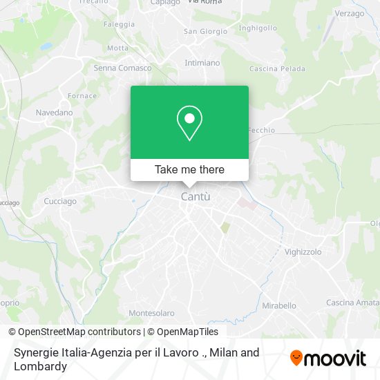 Synergie Italia-Agenzia per il Lavoro . map
