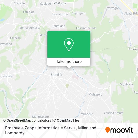 Emanuele Zappa Informatica e Servizi map