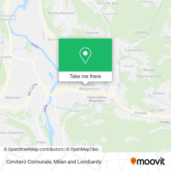 Cimitero Comunale map