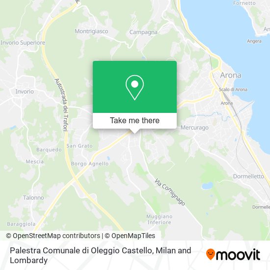 Palestra Comunale di Oleggio Castello map