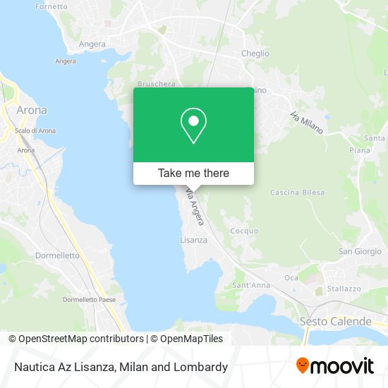 Nautica Az Lisanza map