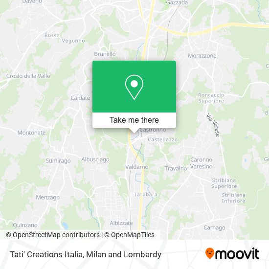 Tati' Creations Italia map