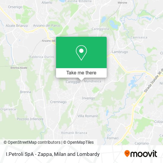 I.Petroli SpA - Zappa map