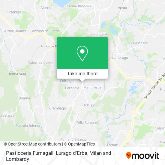Pasticceria Fumagalli Lurago d'Erba map