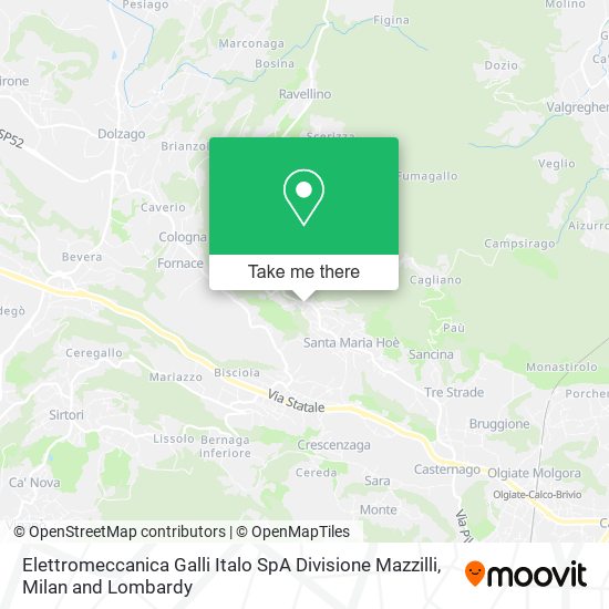 Elettromeccanica Galli Italo SpA Divisione Mazzilli map