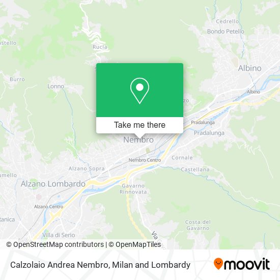 Calzolaio Andrea Nembro map
