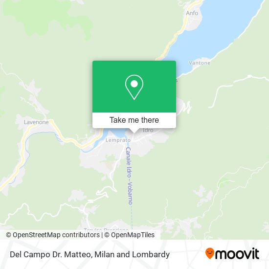 Del Campo Dr. Matteo map