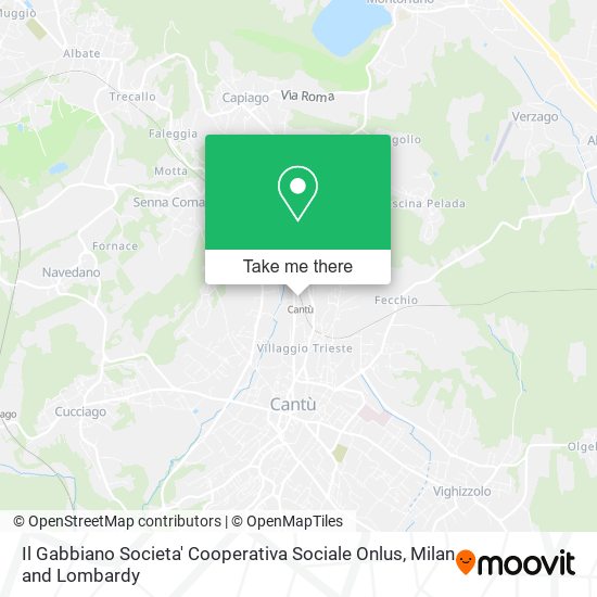 Il Gabbiano Societa' Cooperativa Sociale Onlus map
