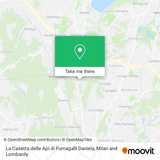 La Casetta delle Api di Fumagalli Daniela map