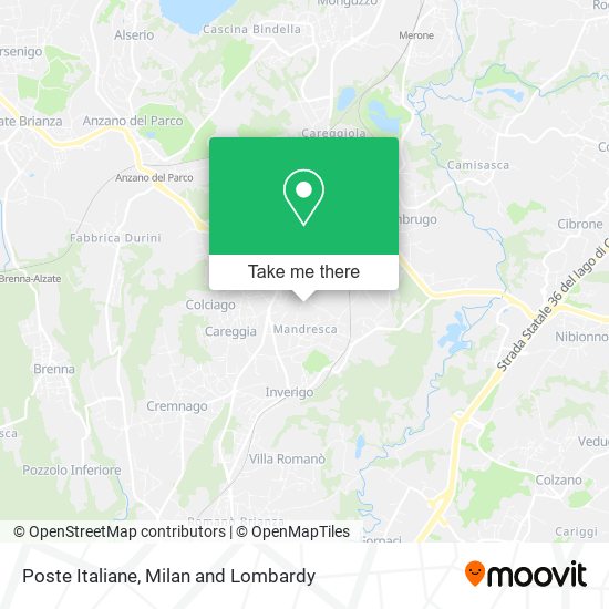 Poste Italiane map