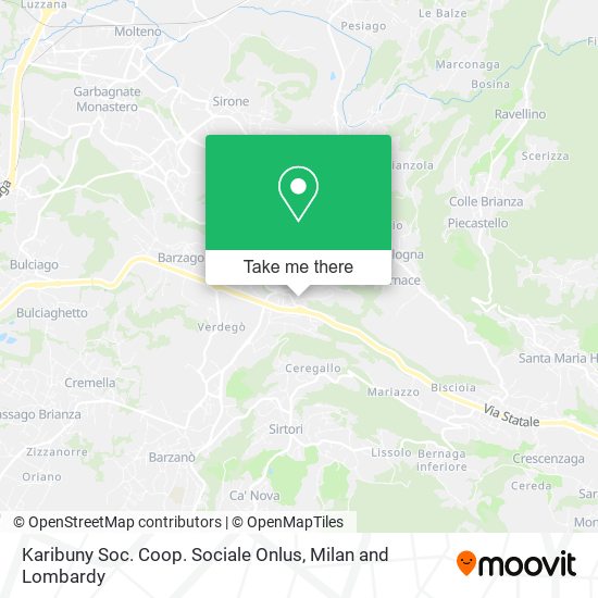 Karibuny Soc. Coop. Sociale Onlus map