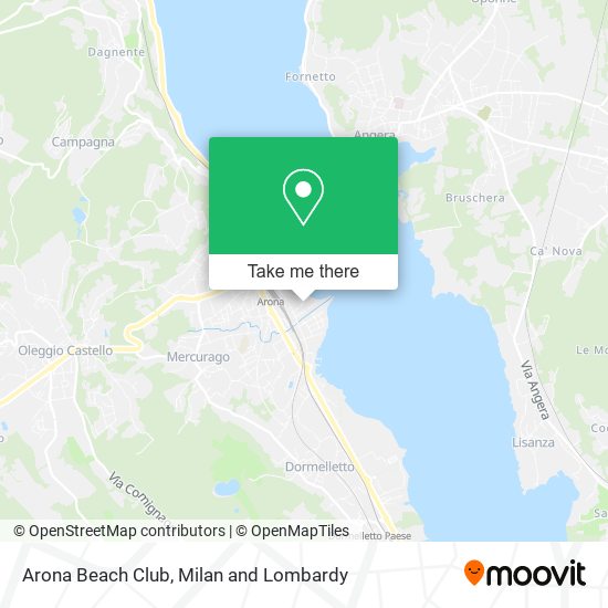 Arona Beach Club map