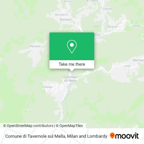 Comune di Tavernole sul Mella map