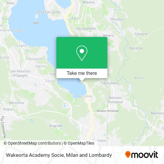 Wakeorta Academy Socie map