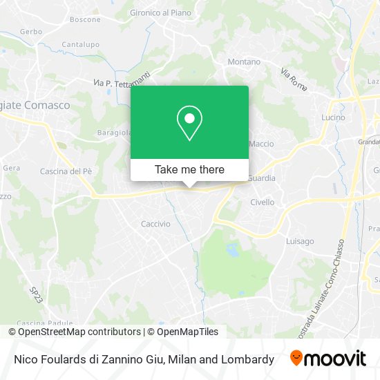 Nico Foulards di Zannino Giu map