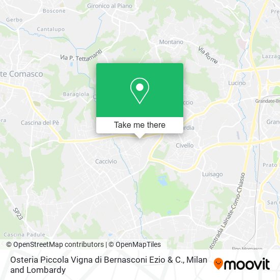 Osteria Piccola Vigna di Bernasconi Ezio & C. map
