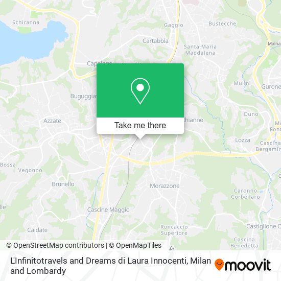 L'Infinitotravels and Dreams di Laura Innocenti map