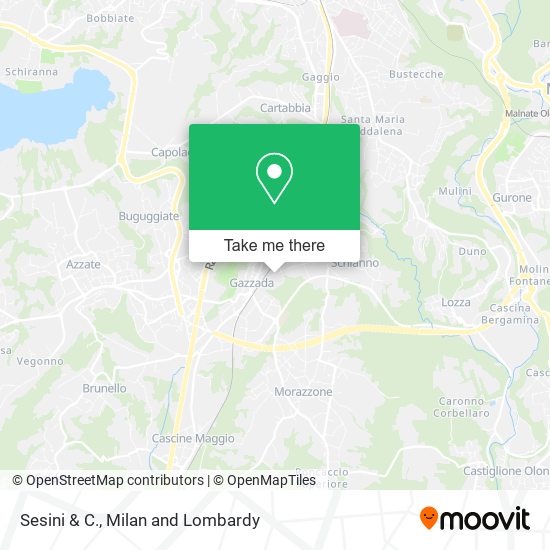 Sesini & C. map