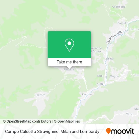 Campo Calcetto Stravignino map