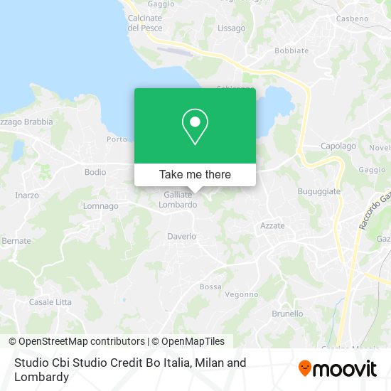 Studio Cbi Studio Credit Bo Italia map