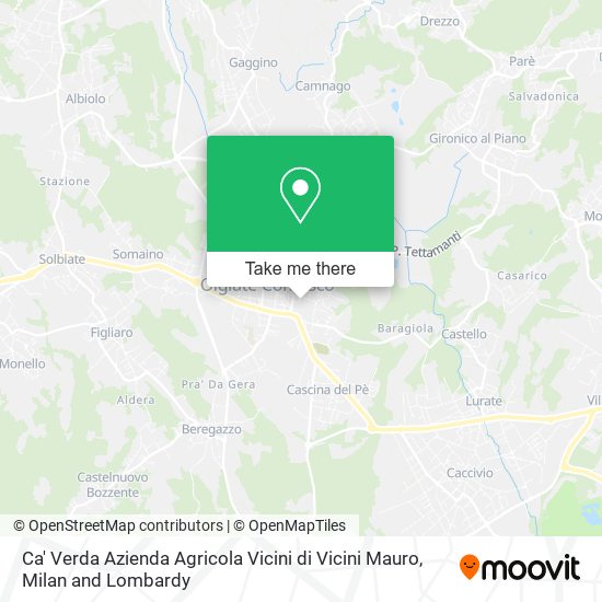 Ca' Verda Azienda Agricola Vicini di Vicini Mauro map