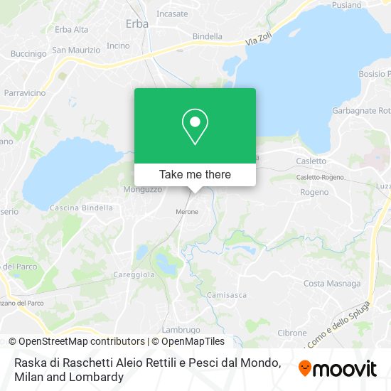 Raska di Raschetti Aleio Rettili e Pesci dal Mondo map